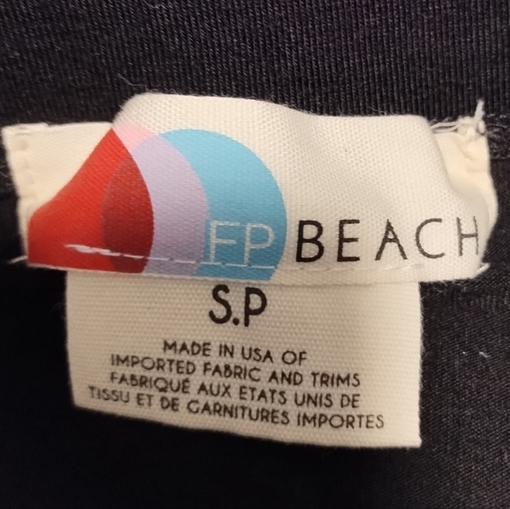 Free People Beach Black Women's Assymetrical Skirt - Picture 8 of 8